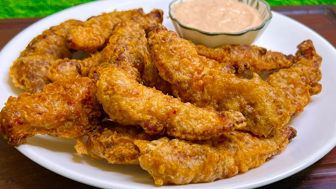 Crispy Chicken Tempura Recipe | Japanese Chicken Starter Chicken Tempura 🍤 with easy Dip