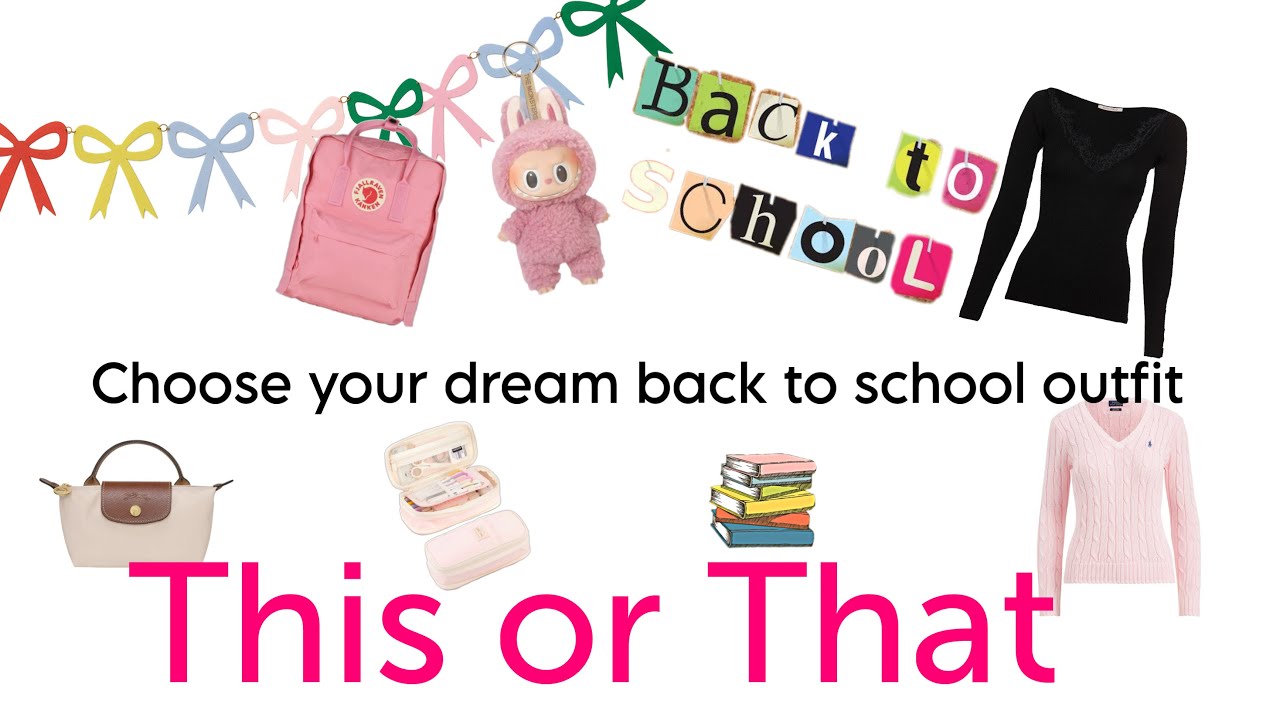 Choose your dream back to school outfit 📚 | starygirlies ⭐️| 