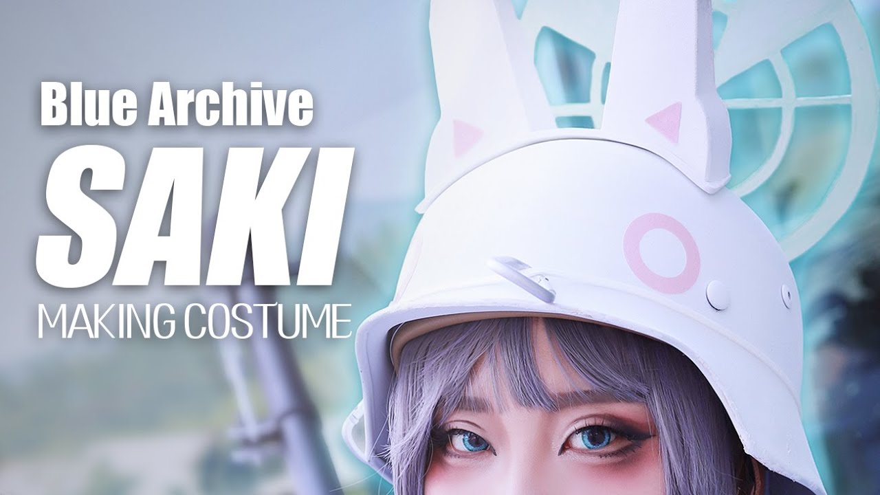 블루아카이브 소라이 사키 코스프레 소품 제작 과정ㅣBlue Archive - SAKIㅣMaking Costumeㅣブルアカㅣ空井サキㅣSorai Saki