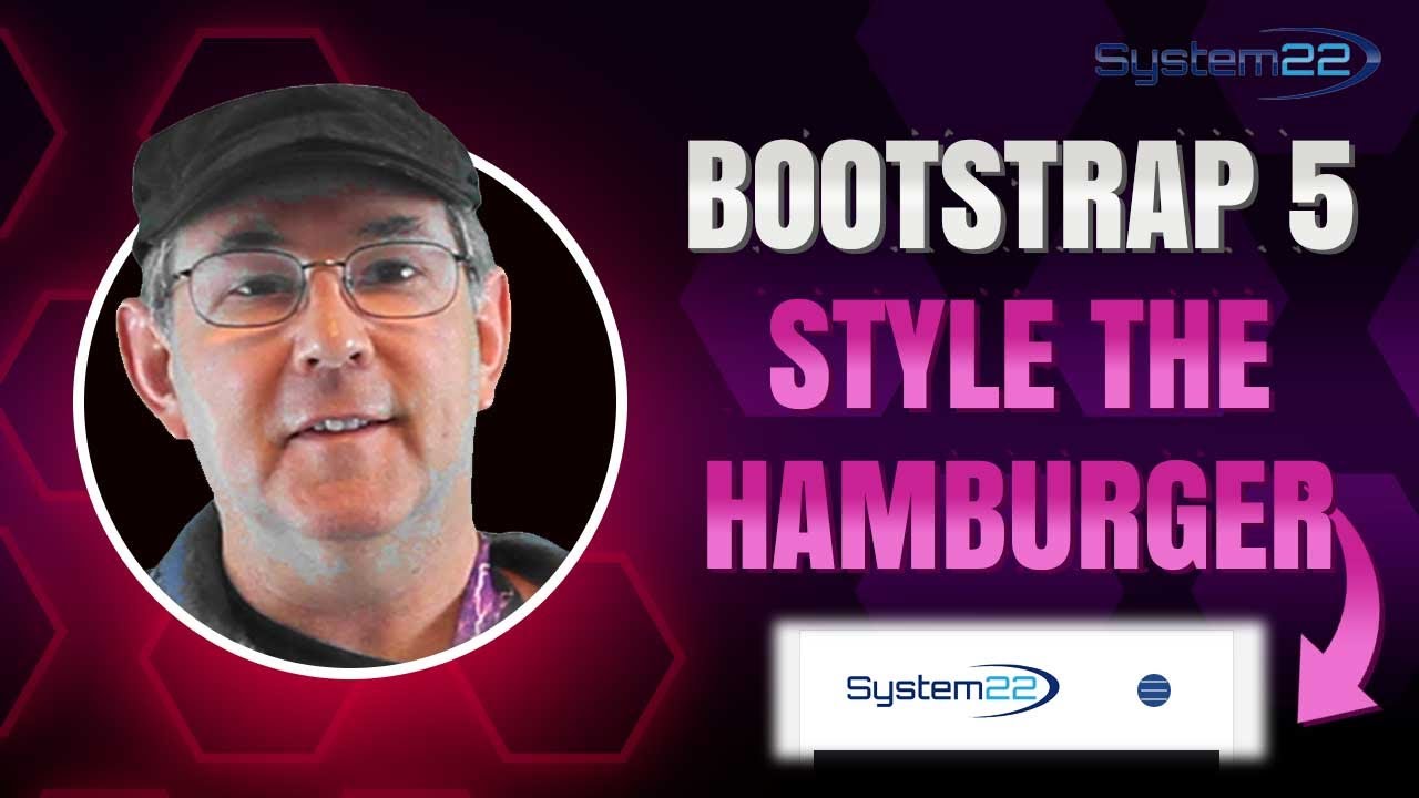 Bootstrap 5 How To Style The Hamburger Menu 👈👈
