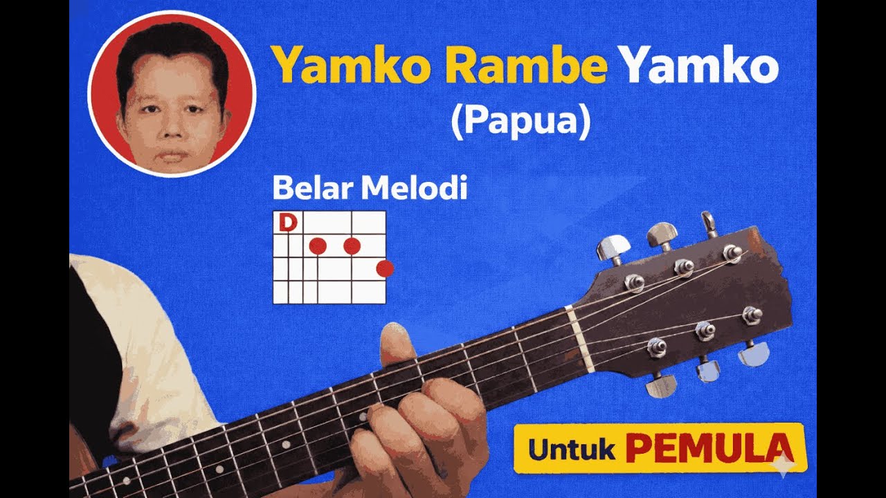 Belajar melodi Lagu  Yamko Rambe Yamko (Papua)