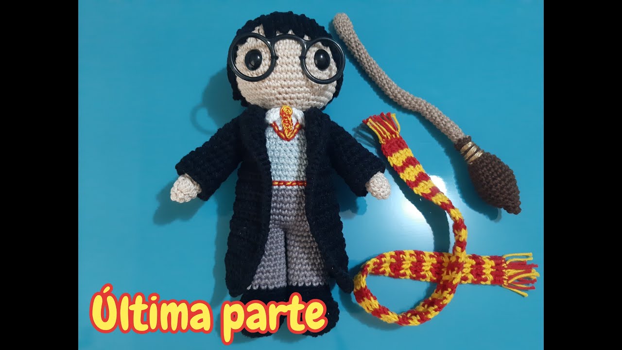 Harry Potter Amigurumi (Última Parte/Montagem) #tiagoamigurumi #croche #amigurumi #harrypotter