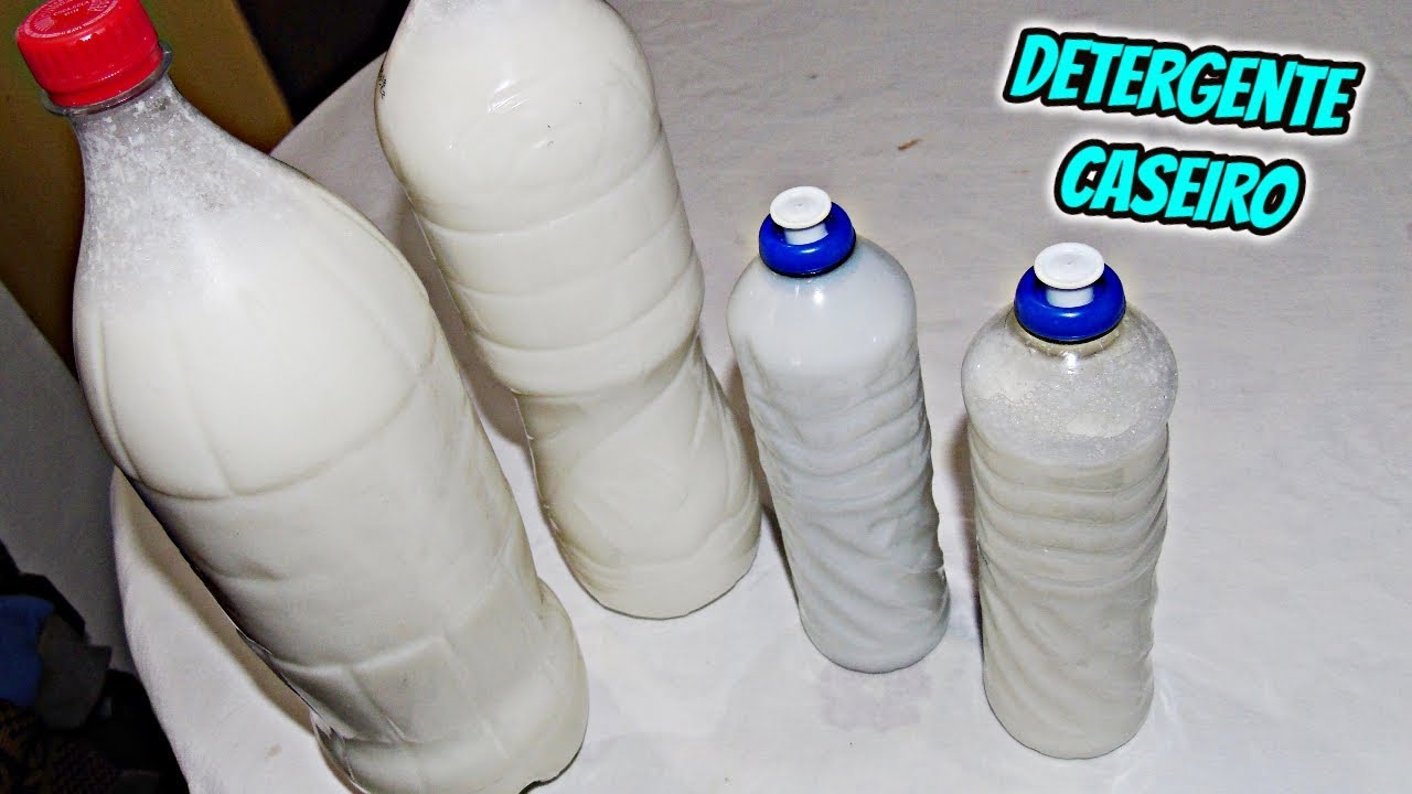 COMO FAZER  DETERGENTE DE COCO CASEIRO SUPER CREMOSO E ECONÔMICO