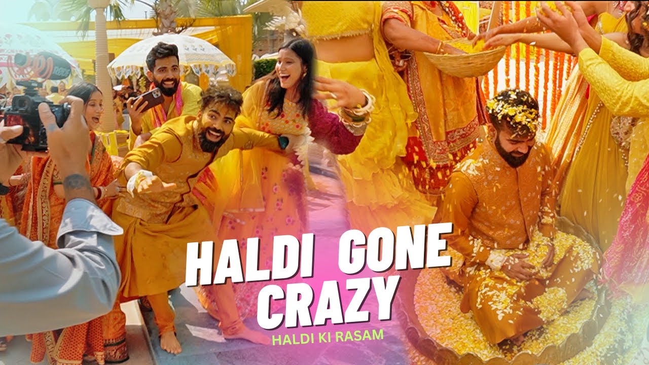 Haldi Gone Crazy 😱