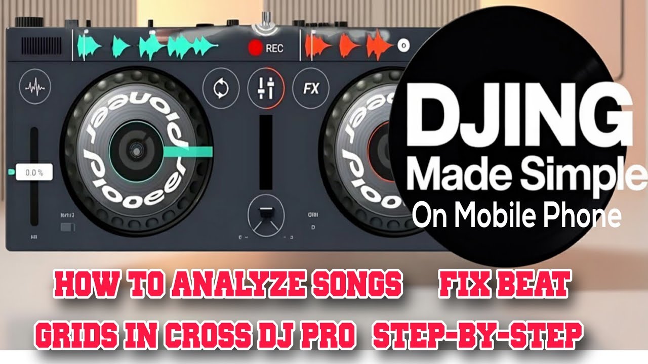 How to Analyze Songs & Fix Beat Grids in Cross DJ Pro (Step-by-Step )4k video