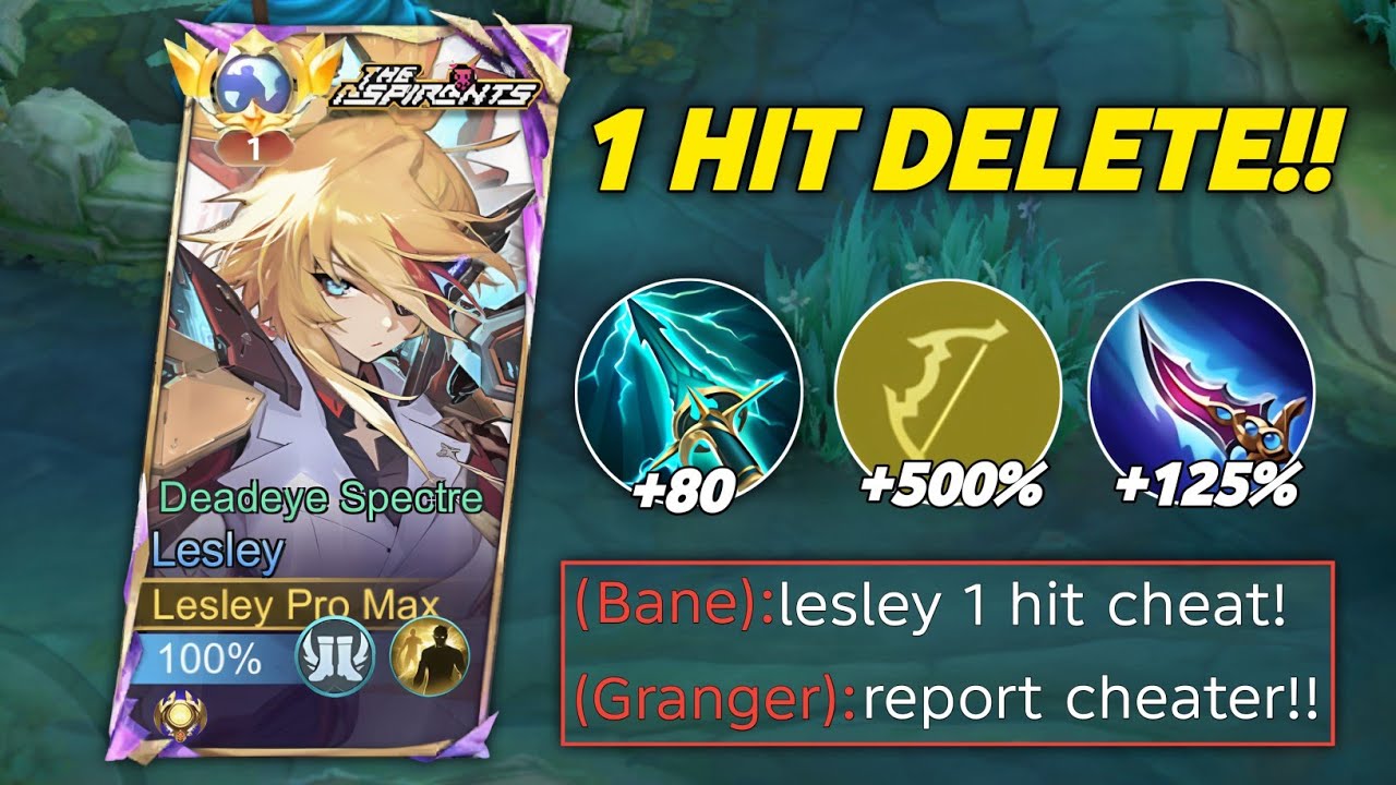 LESLEY FULL DAMAGE 1 HIT DELETE BUILD IS HERE!!🔥😱 ( 100% BROKEN!! ) | LESLEY BEST 1 HIT BUILD 2026