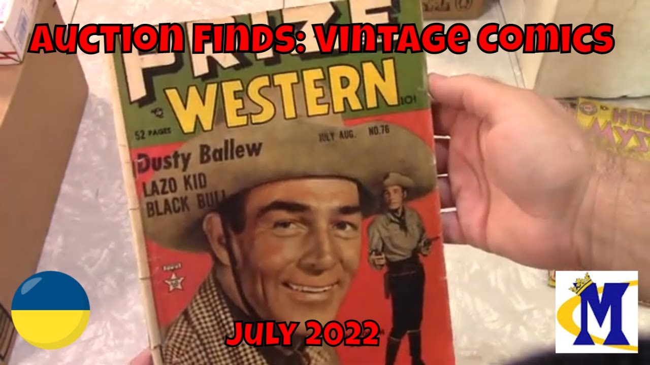 Auction &zwnj;Finds August 2022- Vintage Golden Age Westerns & Bronze Age Comics: Gene Autry Batman Conan