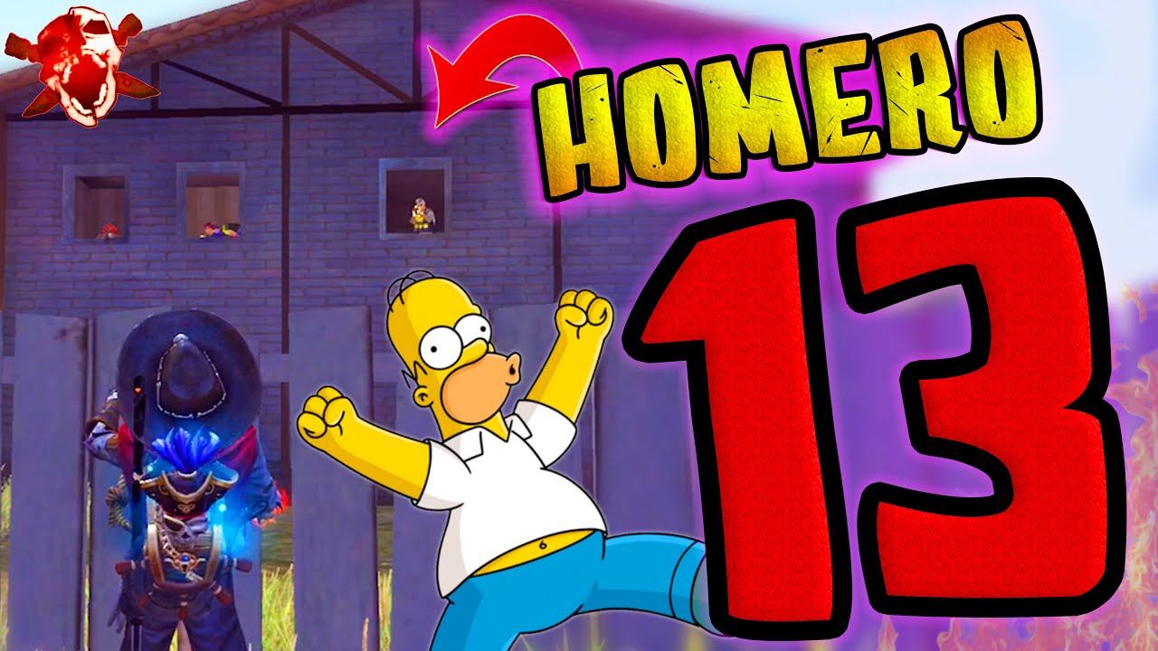 Homero Simpson juega Free Fire #13🔥❤️ HE VUELTOOO!! CAMPEROS?? SAQUEN LAS CERVEZAS!! DOH!! 🤣
