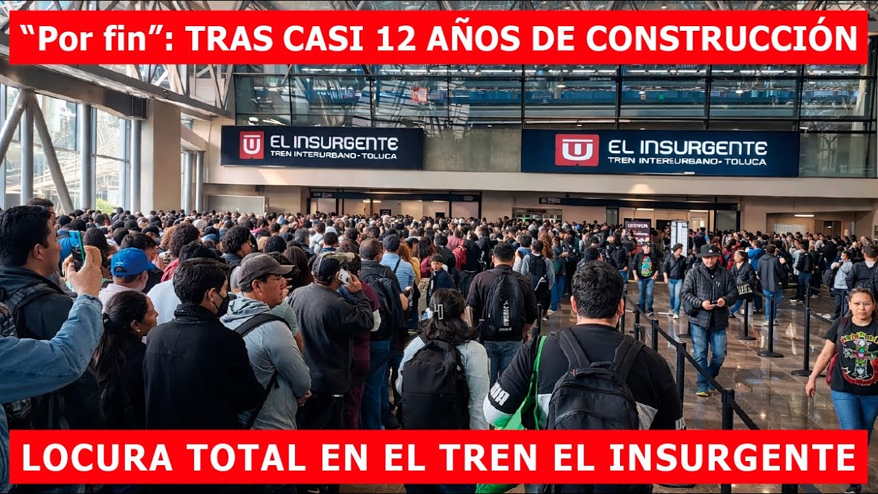 Así fue el primer día la inauguración del Tren El Insurgente hasta Observatorio