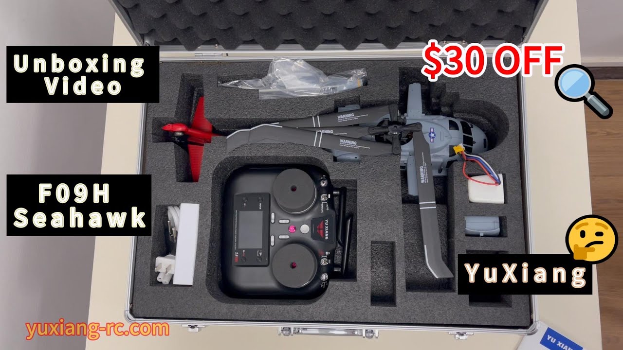 Unboxing Video: YuXiang F09H Seahawk. Feels great in hand!