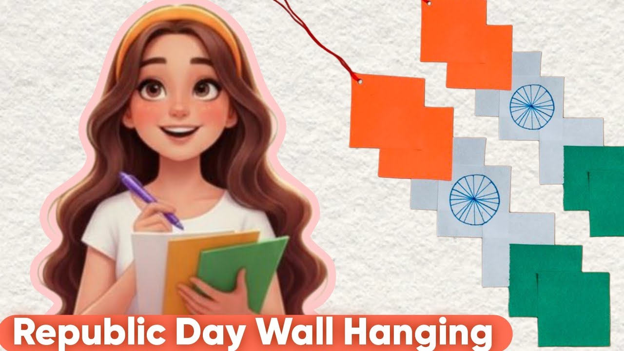 Republic Day Craft Ideas | Republic Day Wall Hanging | Indian Tricolour Wall Decor