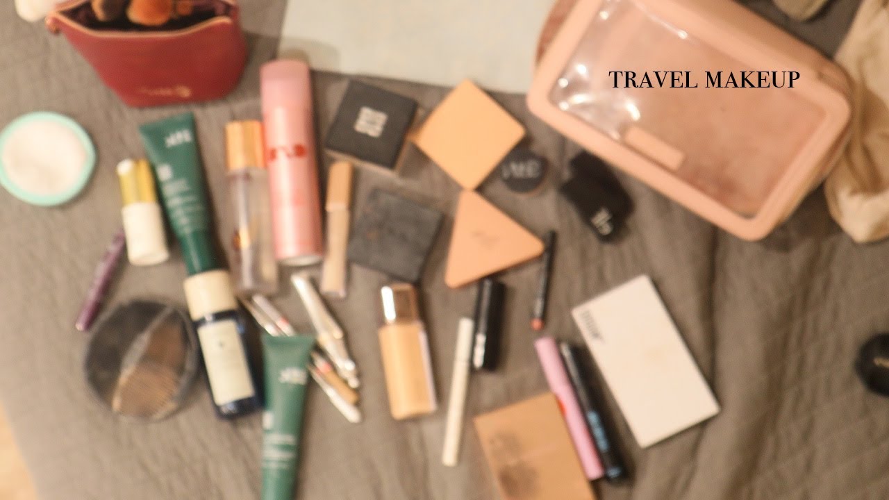 whats in my travel makeup bag