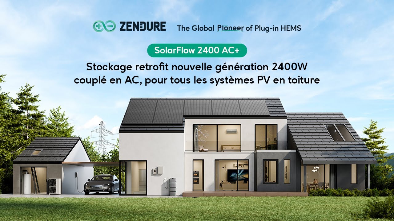 SolarFlow 2400 AC+ | Stockage &agrave; Couplage AC pour Toitures PV