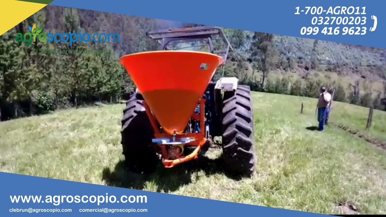 AGROSCOPIO COM IMPLEMENTOS DE FERTILIZACION Y FUMIGACION