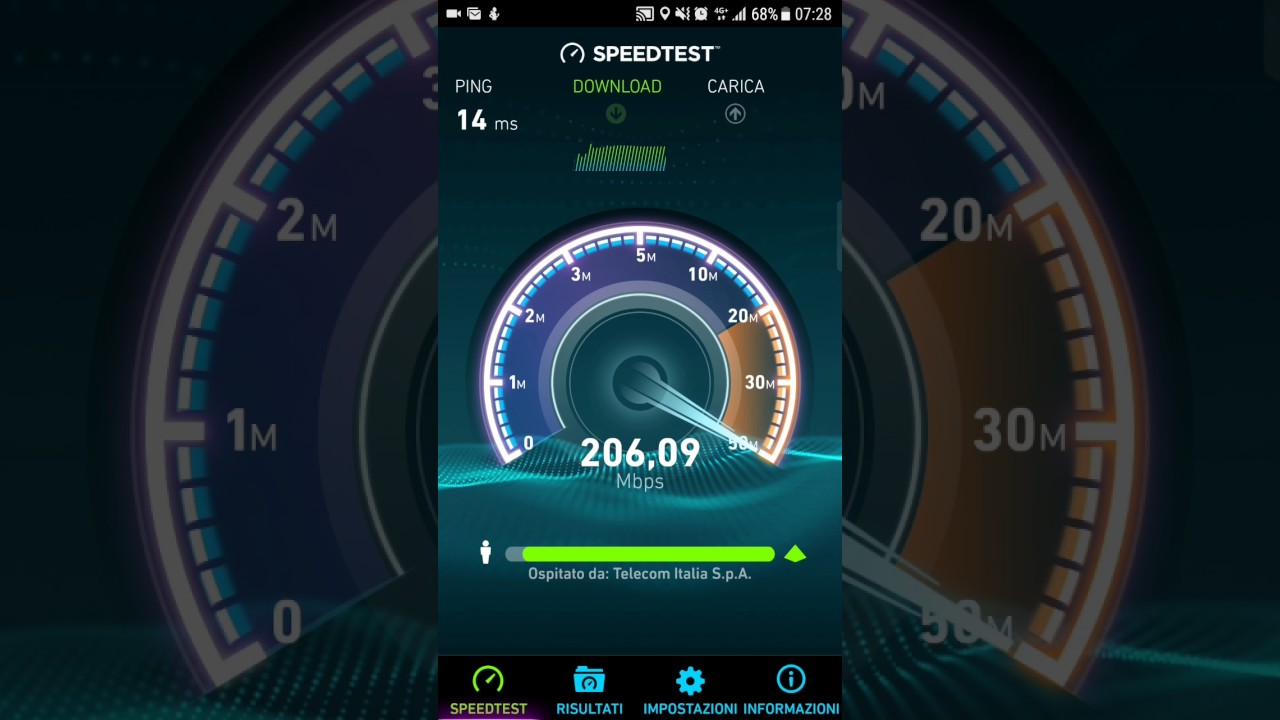 Speed Test 4G+Tim Roma piramide