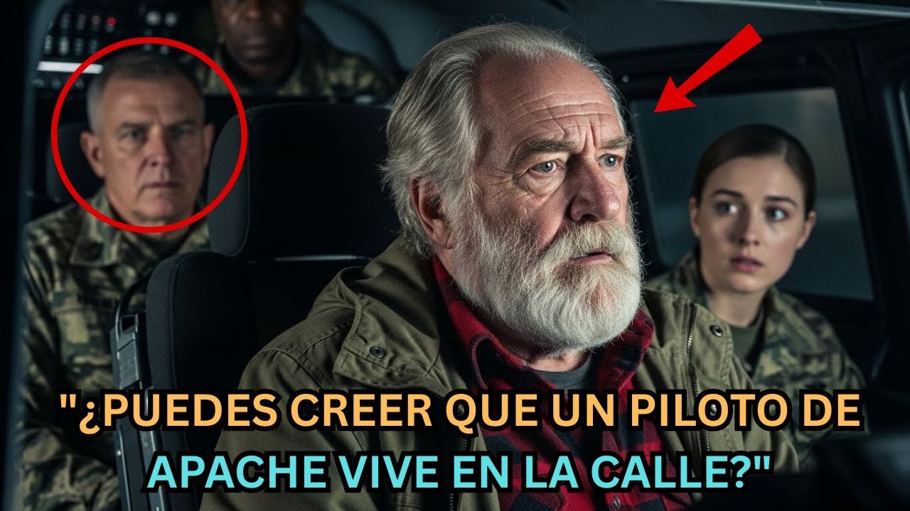 Un veterano sin hogar tocó un Apache retirado… y el teniente lo llamó por su nombre
