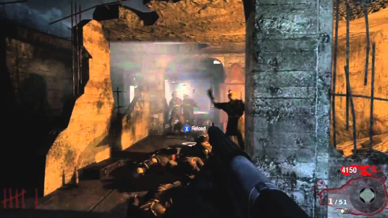 Black Ops Zombies: Live Commentary - Nacht Der Untoten Part 2 - Attempt 1
