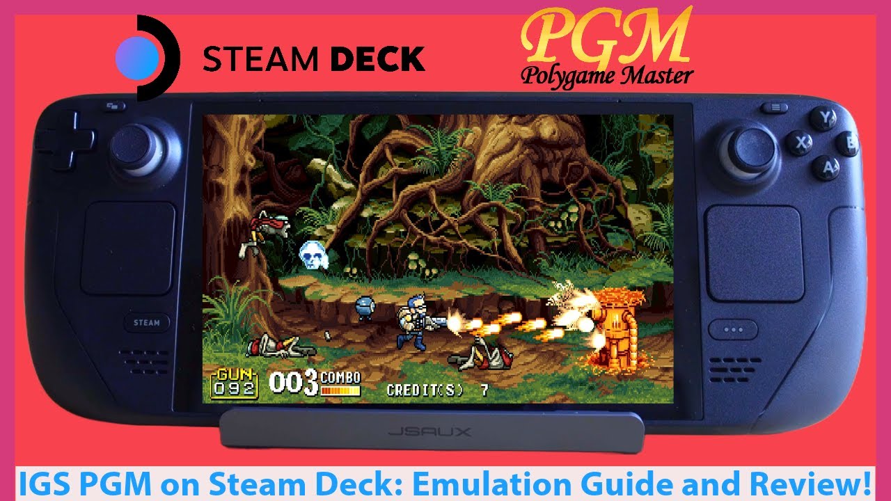 Hidden Gem Arcade Board for Steam Deck! IGS PGM on Steam Deck Emulation Tutorial for Final Burn Neo