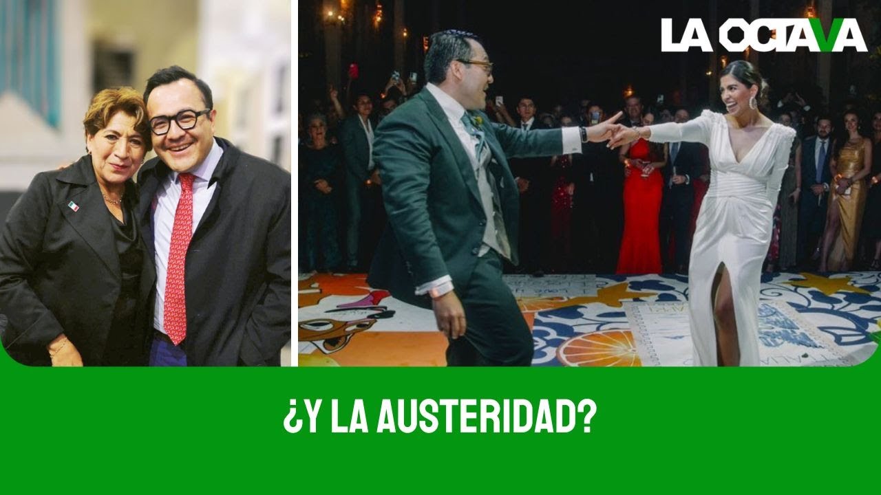 REPORTERO EXHIBE LUJOSA BODA de SECRETARIO de MOVILIDAD de DELFINA GÓMEZ