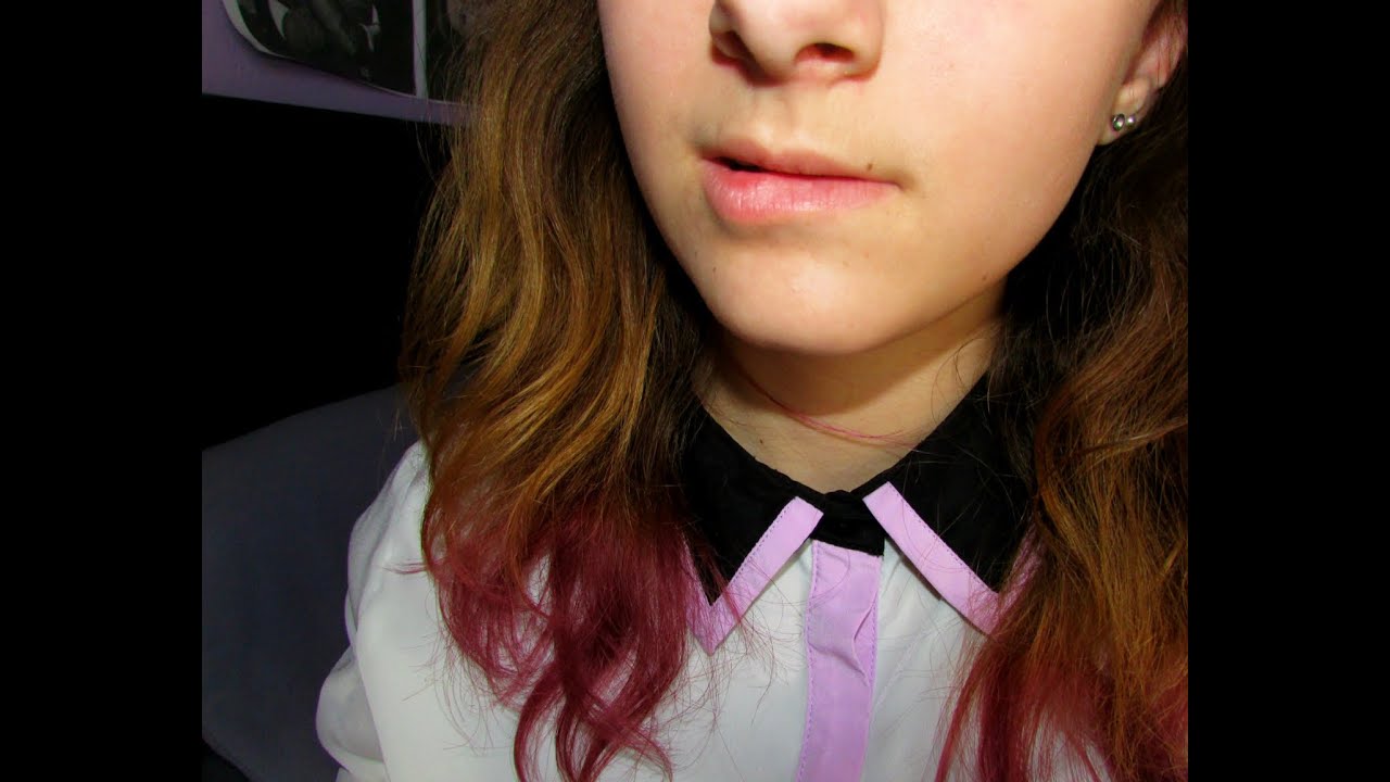 How To Dye The Tips of Your Hair!