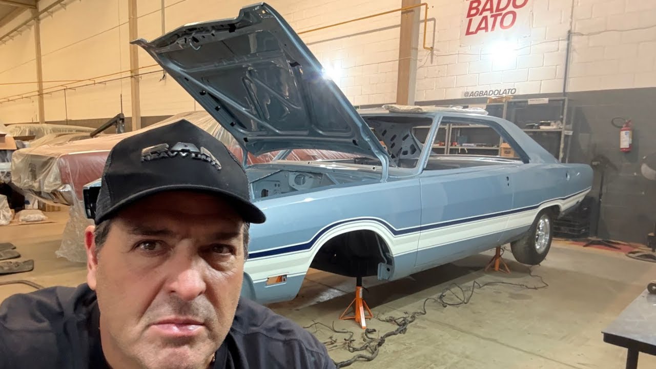 PINTURA DAS FAIXAS DO DODGE PROTÓTIPO E PRÓXIMOS PASSOS DA RESTAURAÇÃO!