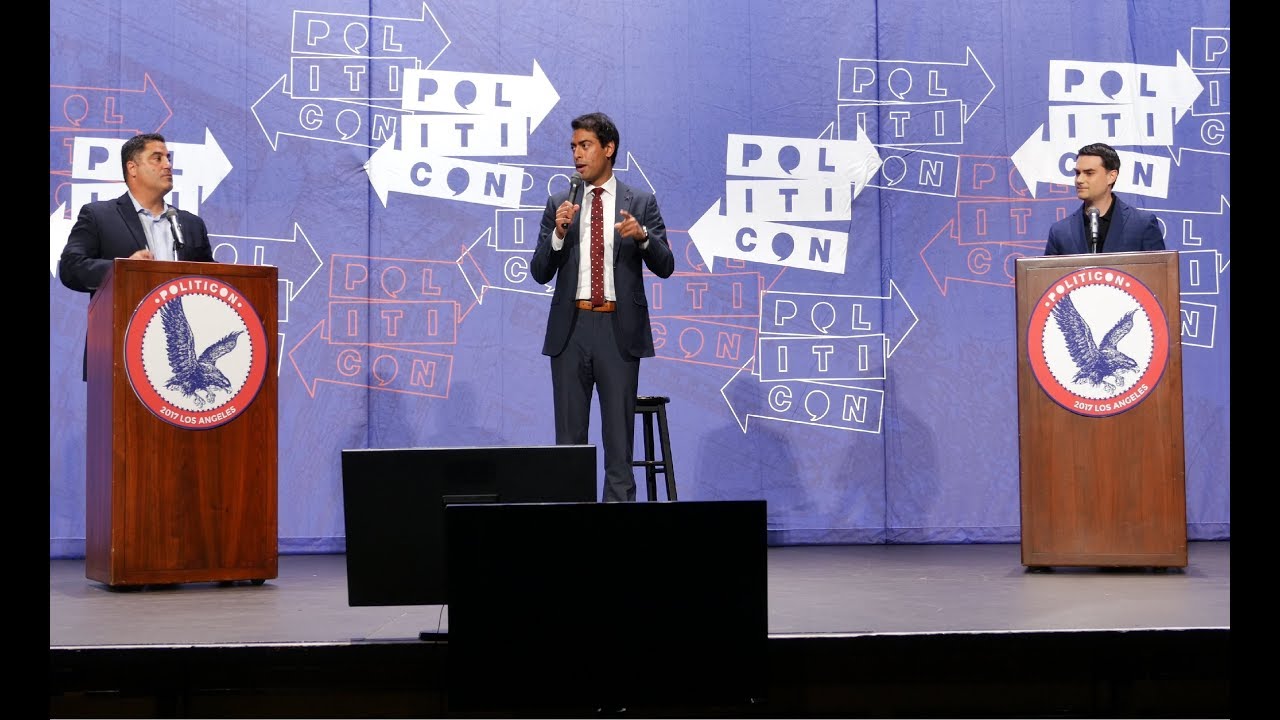 Politicon 2017: Cenk Uygur vs Ben Shapiro, with Steven Olikara