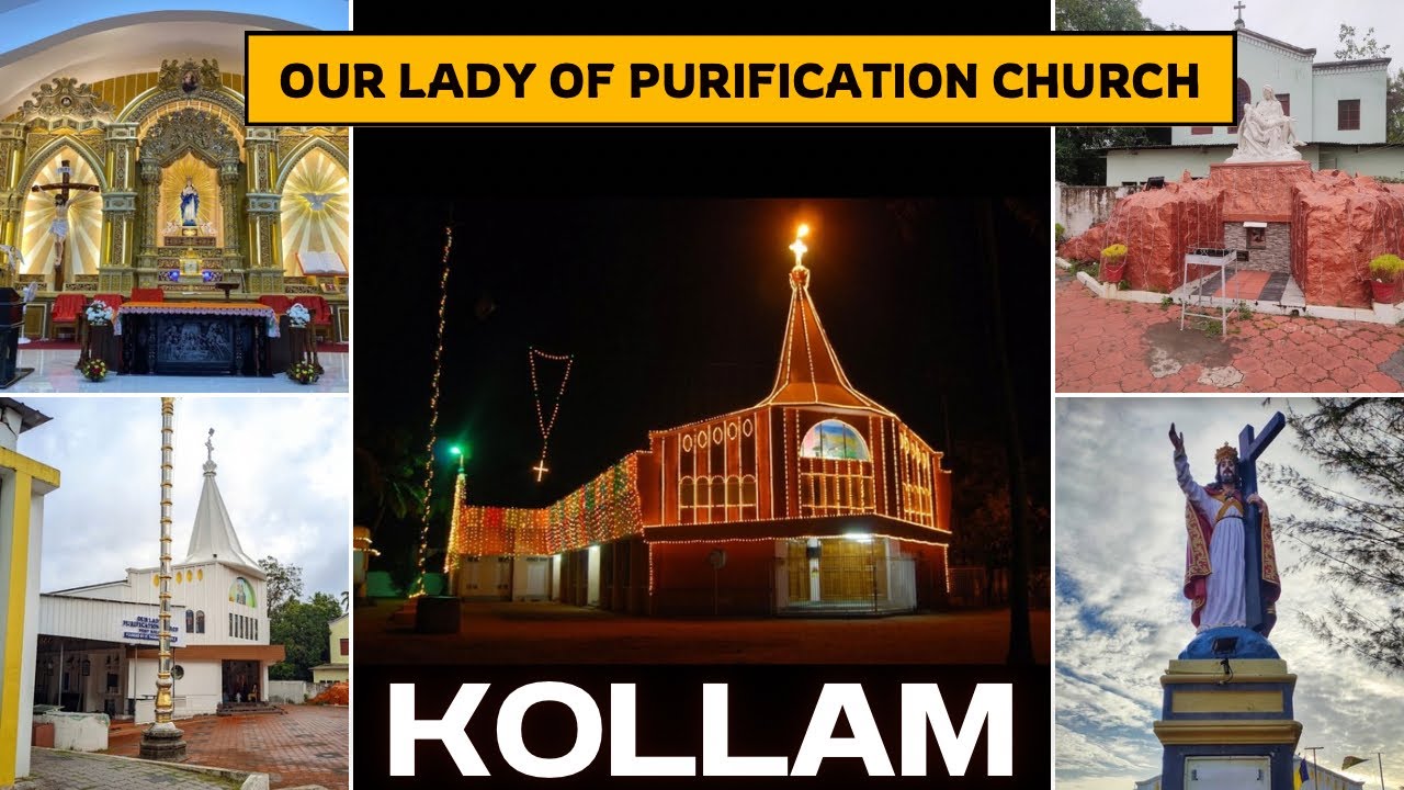 Our Lady Of Purification Church | Kollam Kerala📍#stthomas #church #kerala #tourism
