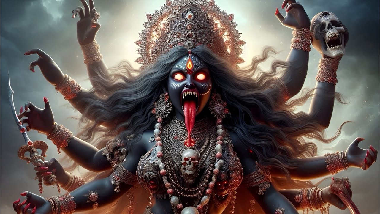 Om Kali Namah | Version2  | Remove negative energies | #india #devotional #mantra #mahakali #kali