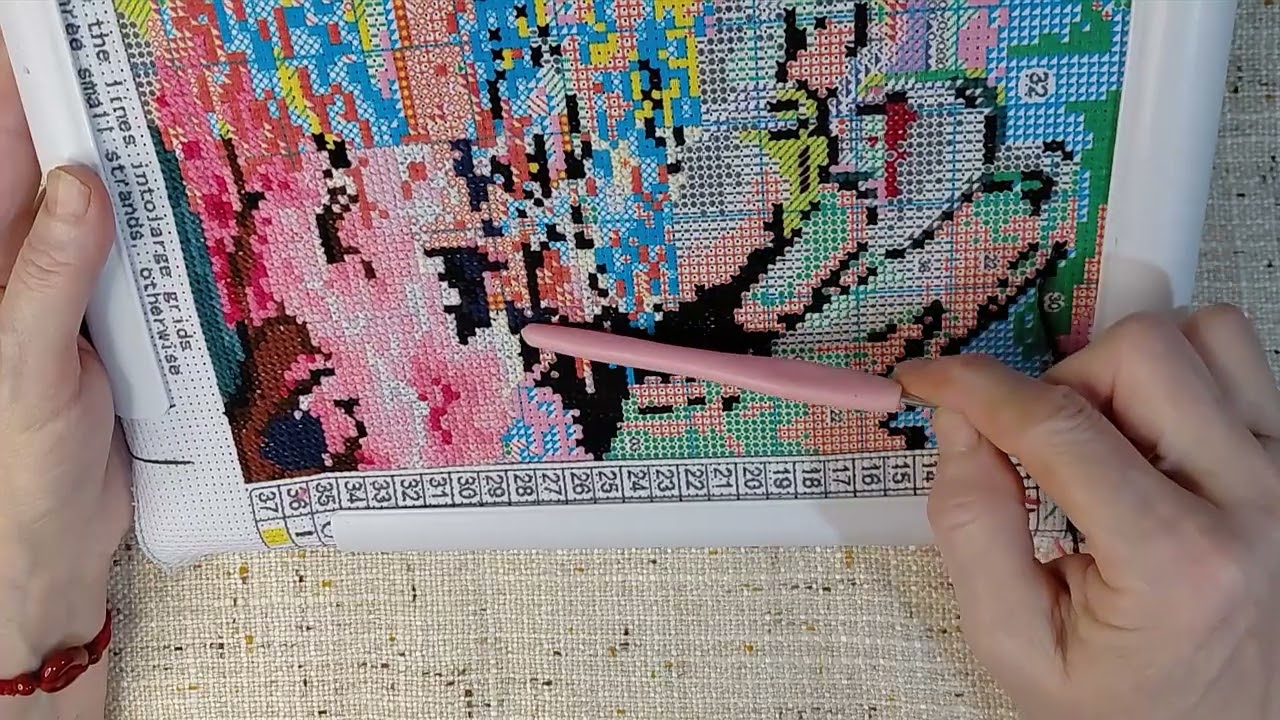 #вышивка Теперь БЕЗ Узелков #китайские_наборы #dreamstitch #crossstitch