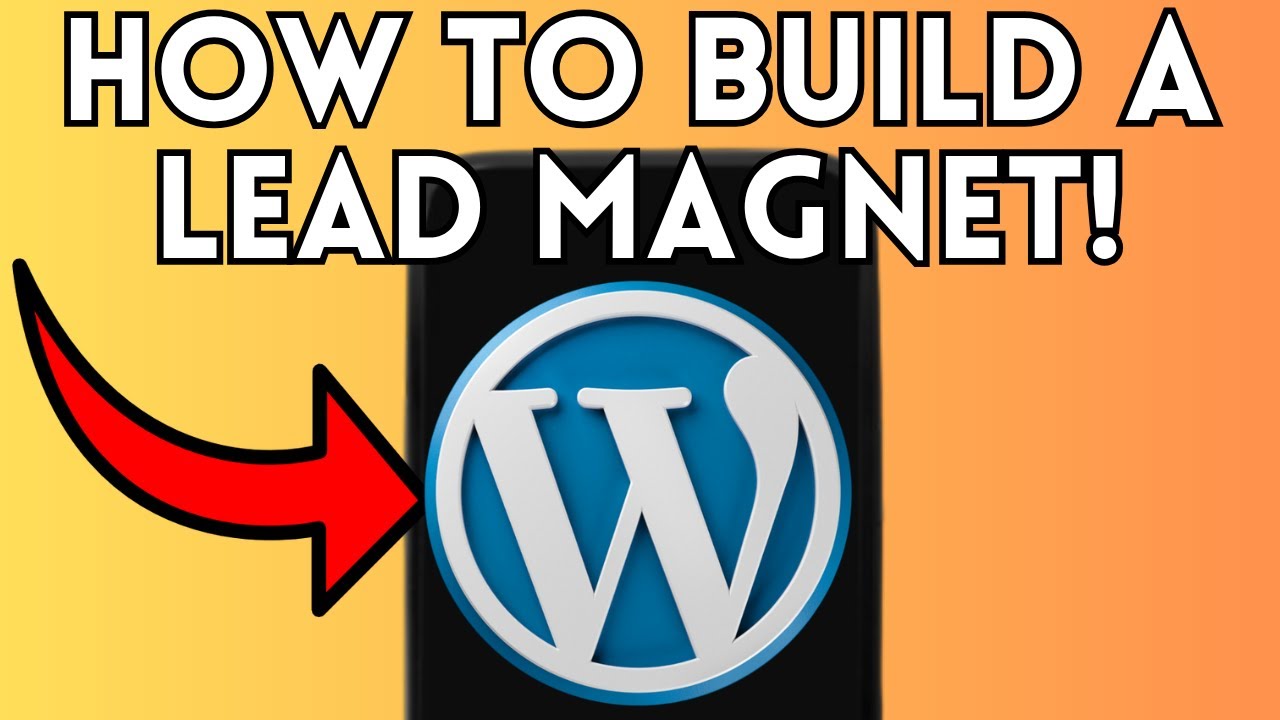 How To Build A Lead Magnet Landing Page On WordPress (Full Guide) 2025!