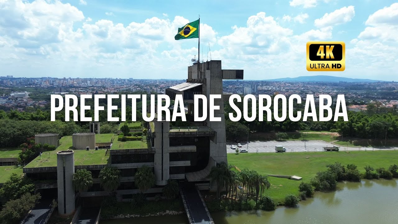 Como &eacute; a PREFEITURA DE SOROCABA vista do alto? Imagens de Drone!