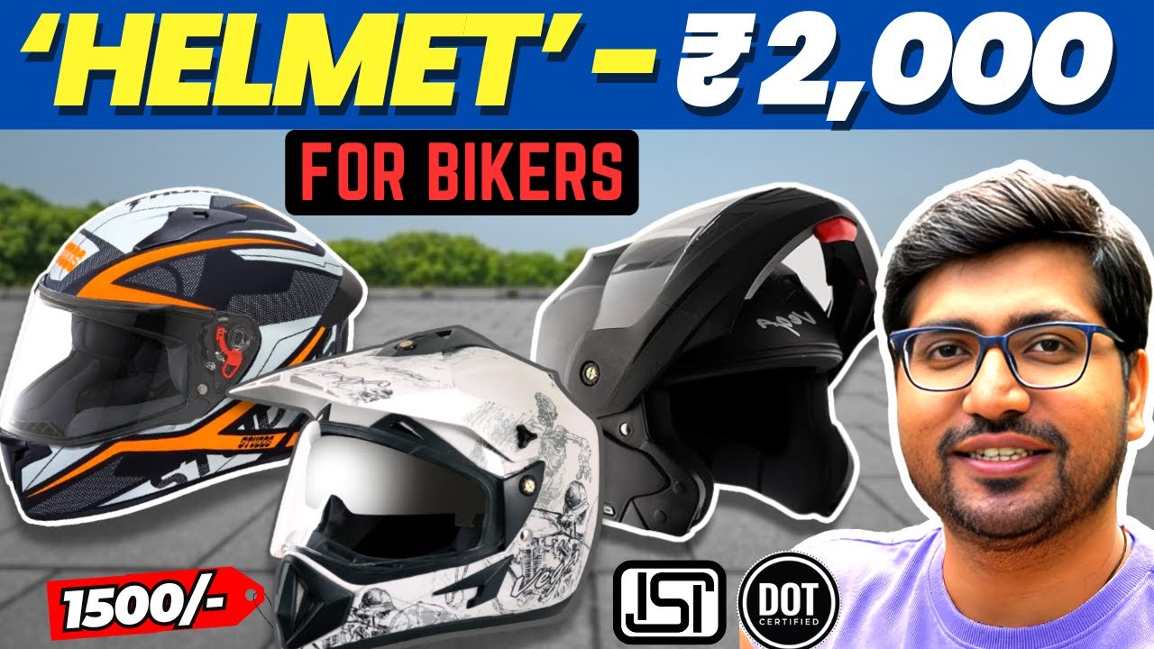 [TOP 3]🔥Best Helmet Under 2000 in India🏍️ Best Helmets for Bike & Motorcycle Riders🚦Best Helmet 2026