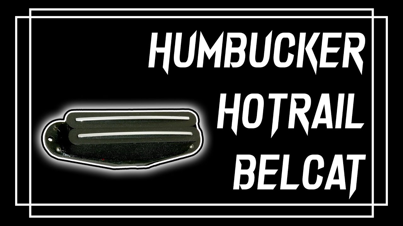 Humbucker Hotrail Belcat - Audio Demostración