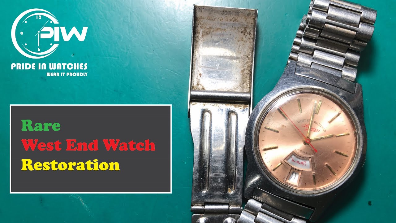 Rare Salmon Dial West End Watch | Complete Service & Restoration