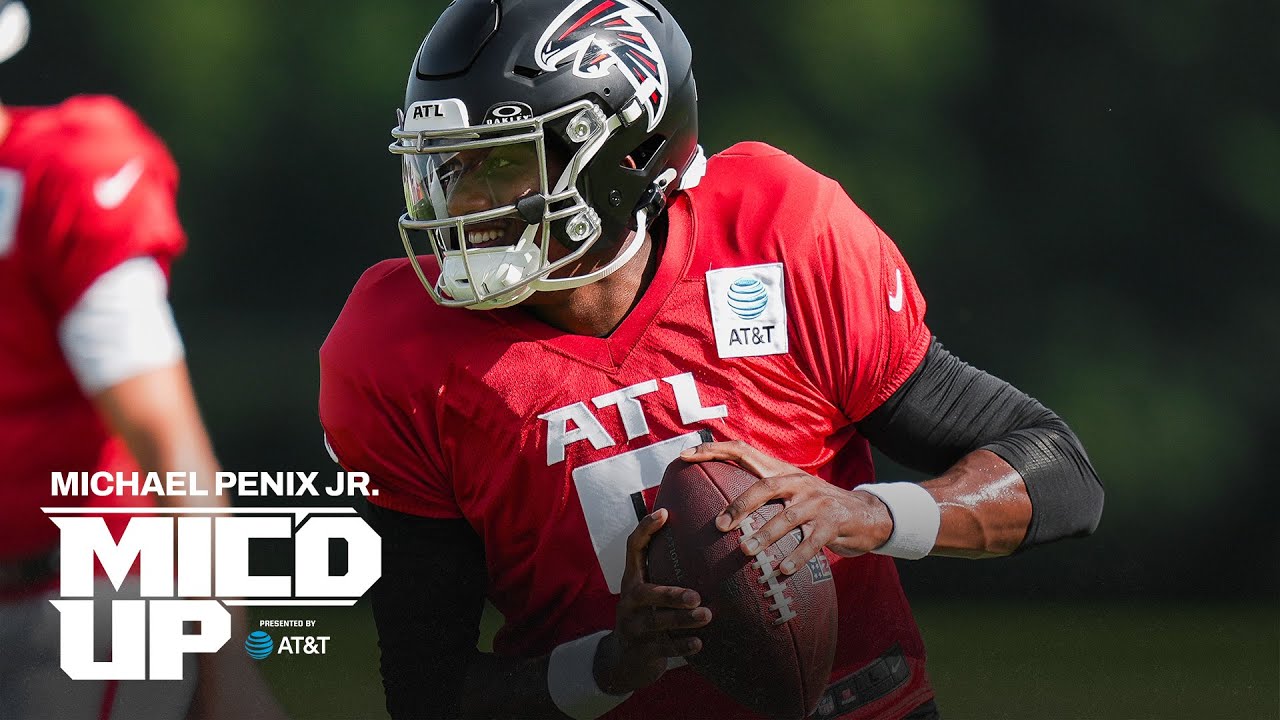 Michael Penix Jr. is mic'd up at AT&T Training Camp | Atlanta Falcons