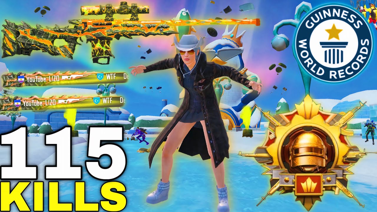 115 KILLS!!😍 NEW BEST LOOT GAMEPLAY in FROSTY FUNLAND MODE 🥶PUBG MOBILE - BGMI SAMSUNG S4,S5,S6,S7