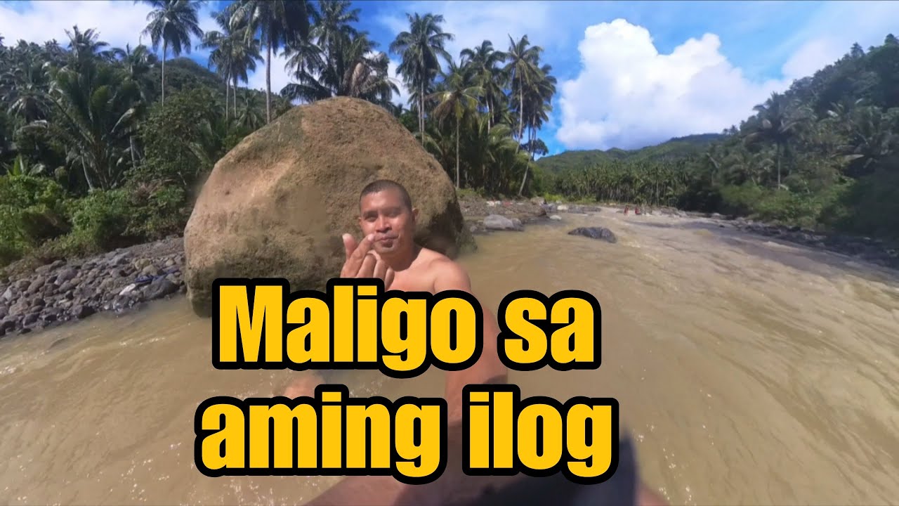 Купайтесь в нашей реке, она только что вышла из берегов, поэтому вода мутная.