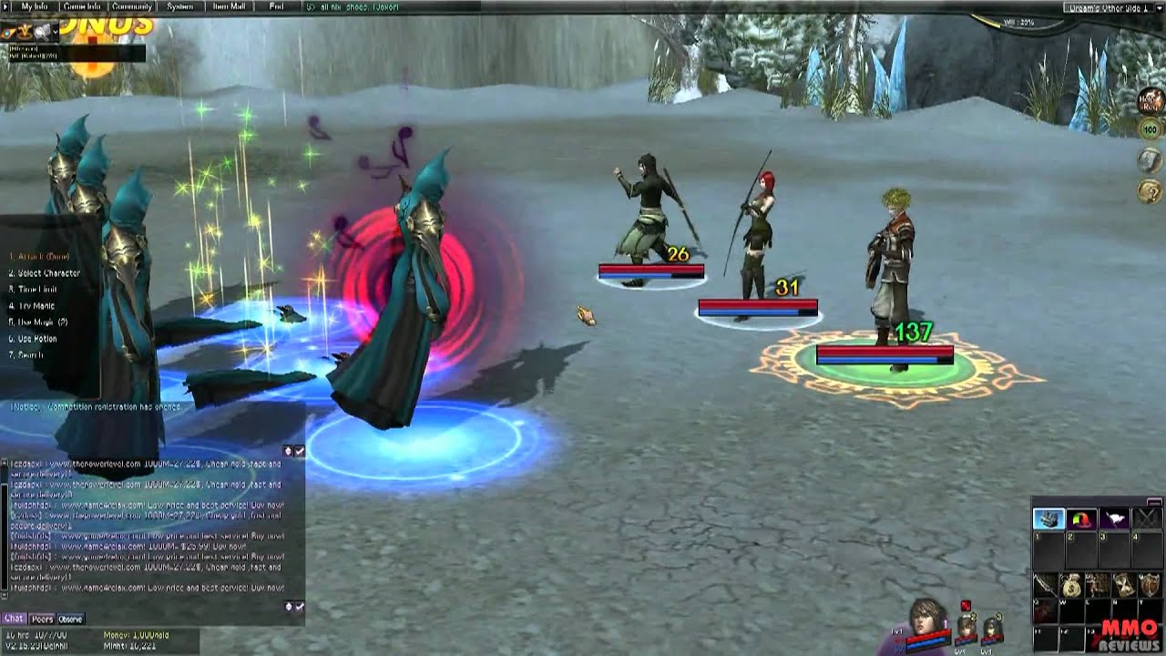 Atlantica Online Guitarist class gameplay - MMO HD TV (1080p)