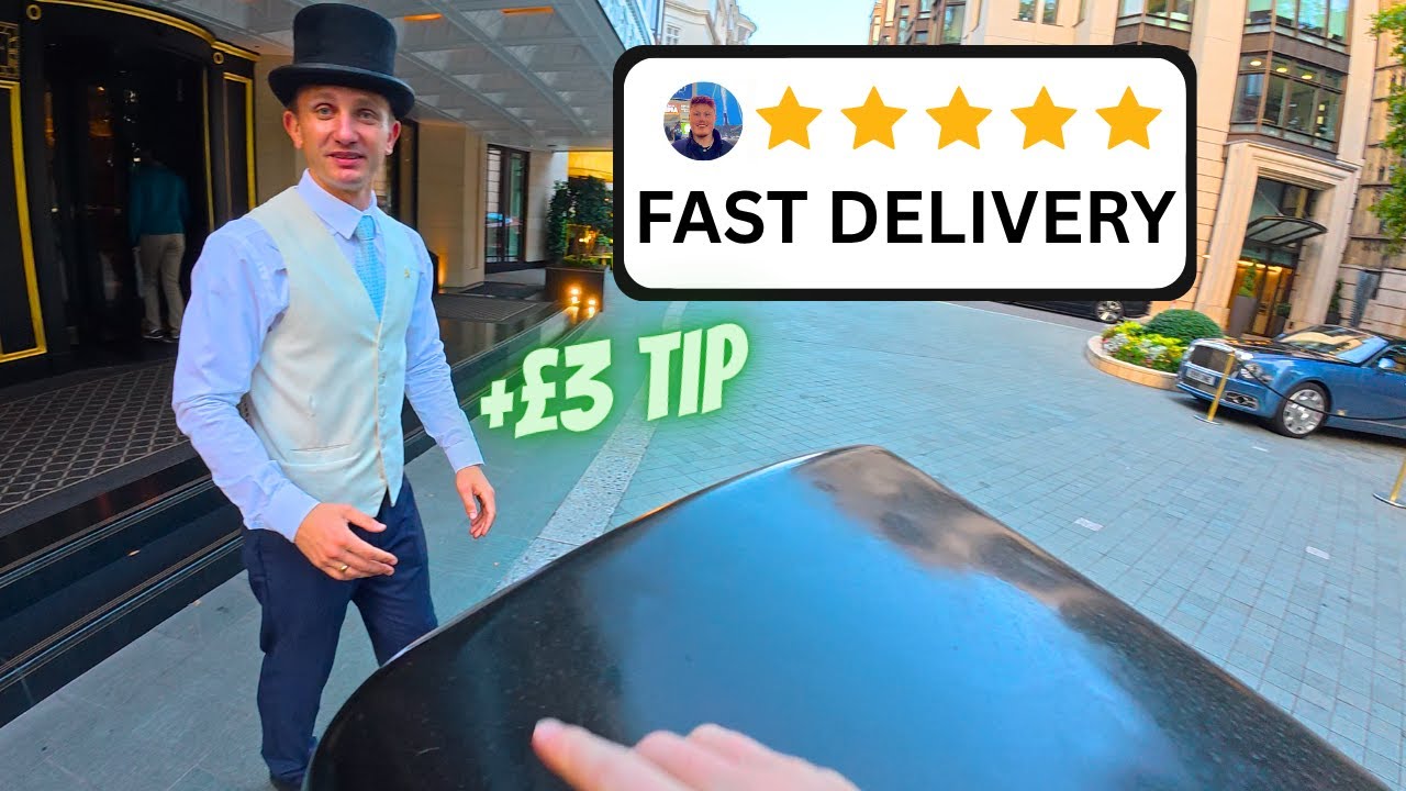 Delivering to the MOST EXPENSIVE Hotels in London! Friday Night Shift POV