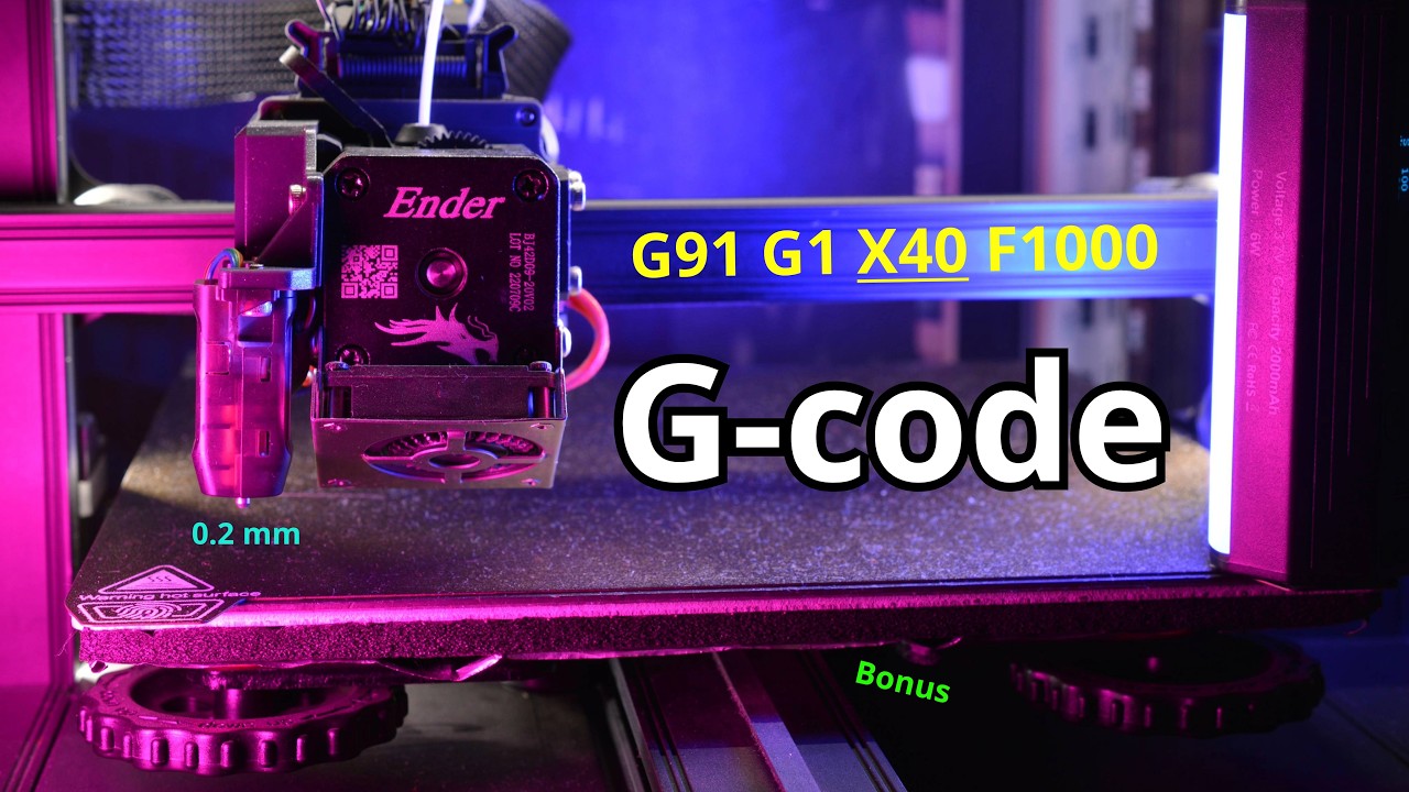 3d printing and CNC programming language | G-code edit | Basic commands