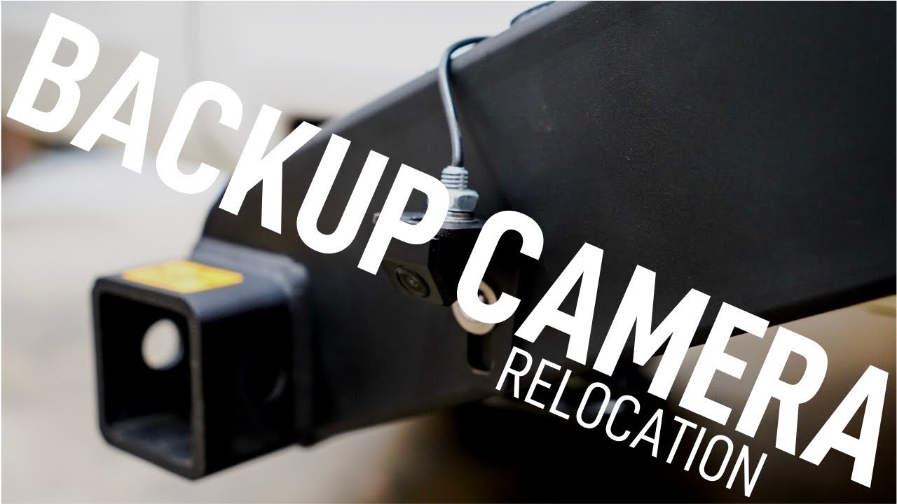 Toyota Backup Camera Relocation for UltraSwing ***Please read updates in description ***