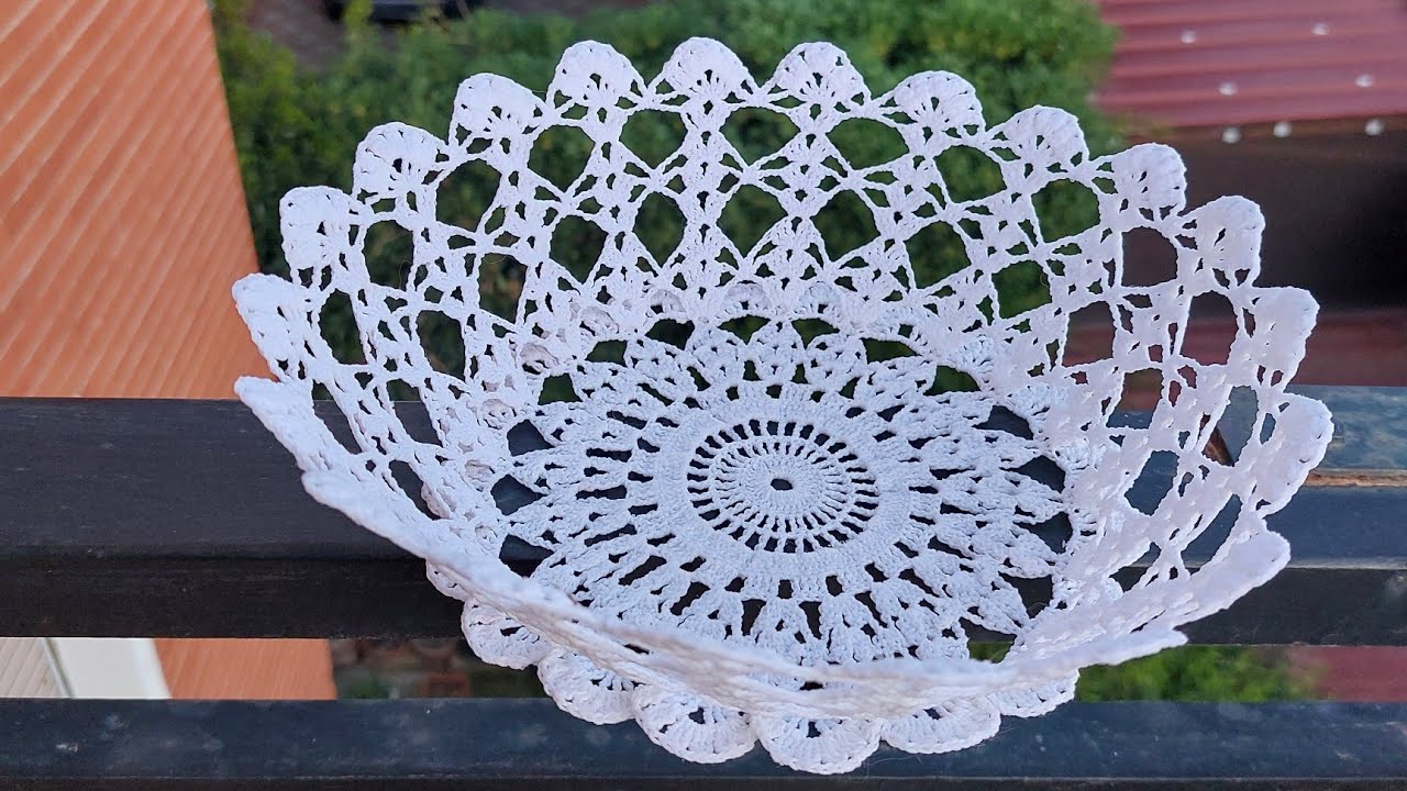 tutorial cestino fatto a uncinetto. 2 parte