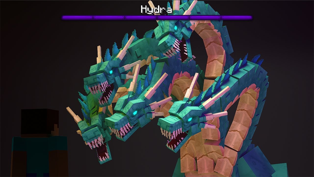 The Hydra! #minecraft  [Mythicmobs x Modelengine]