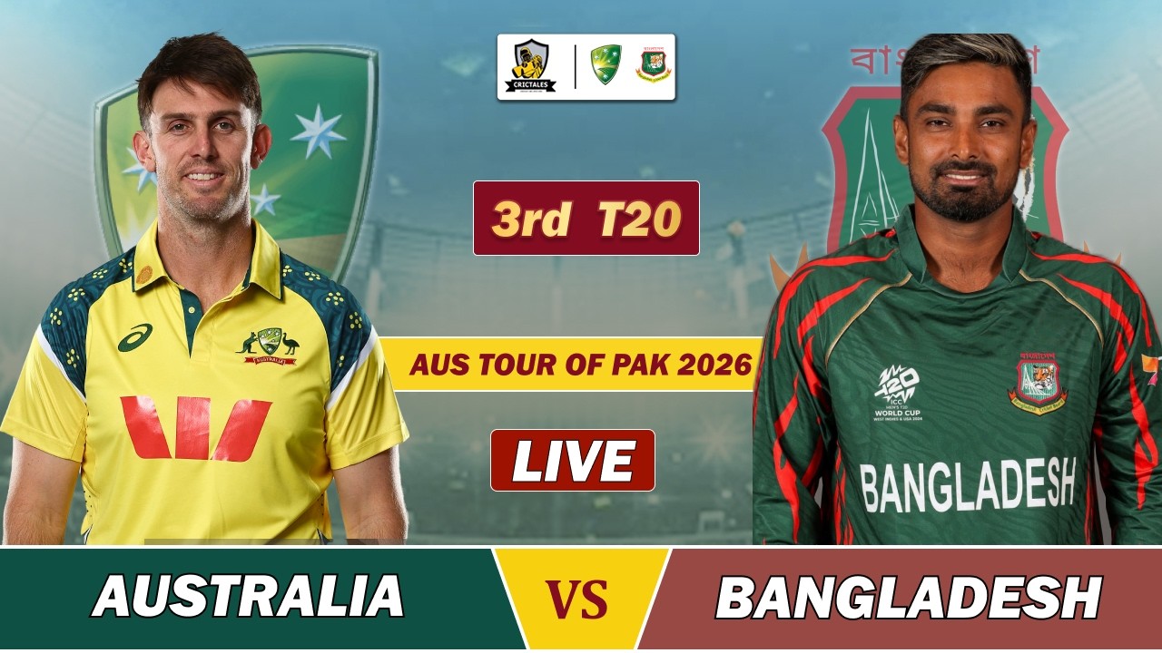 AUSTRALIA vs BANGLADESH 3rd T20 MATCH LIVE | AUS VS BAN LIVE MATCH COMMENTARY