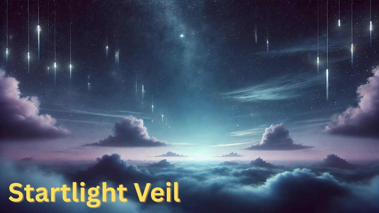 Starlight Veil 💫 | Deep Sleep Ambient Music for Weightless Relaxation (1 HR)