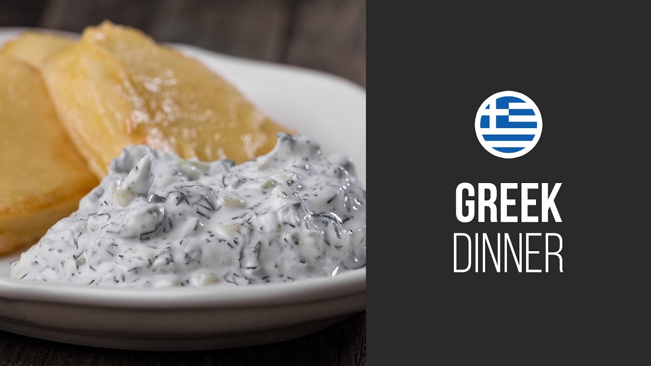 Fried Halloumi With Tzatziki || Around the World: Greek Dinner || Gastrolab
