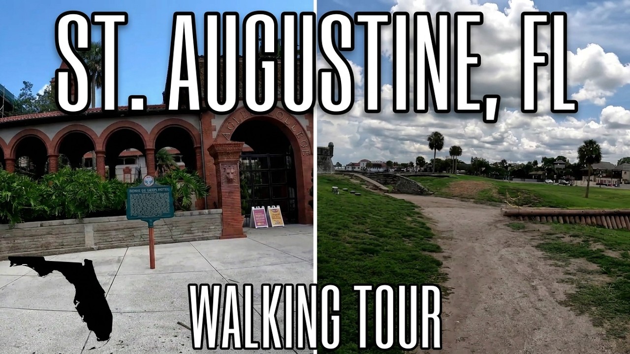 Exploring SAINT AUGUSTINE, FLORIDA: Walking Tour