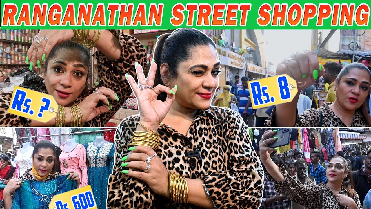 Ranganathan street budget shopping💵🛍 | Uma Riyaz❤️