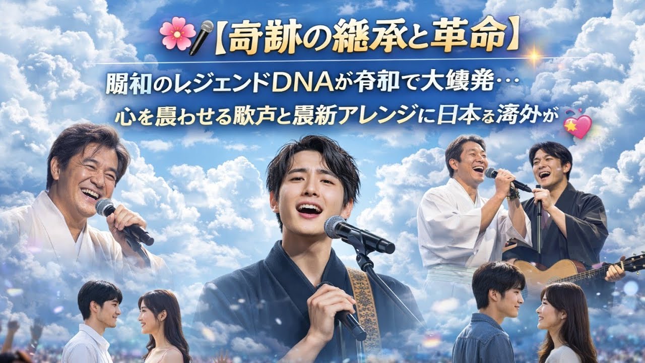 🌸🎤【奇跡の継承と革命】昭和のレジェンドDNAが令和で大爆発…心を震わせる歌声と最新アレンジに日本＆海外が大絶賛💫💖