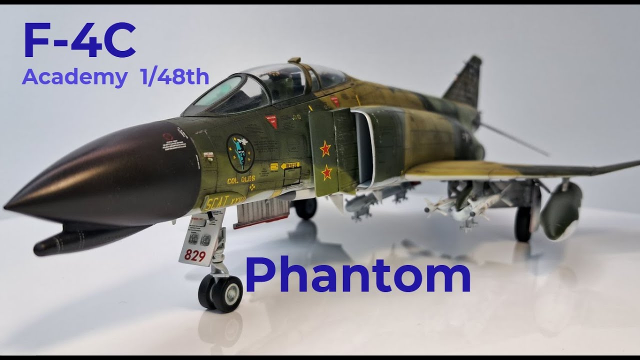 F-4C  Fhantom 'Vietnam War' Academy 1/48th